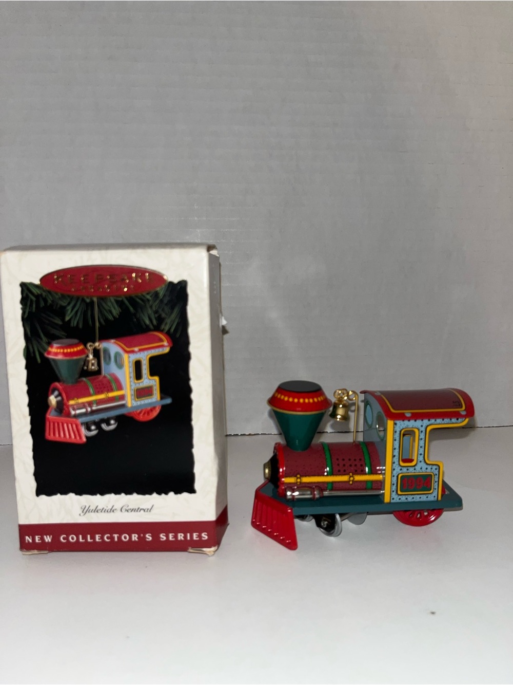 Hallmark Yuletide Central Metal Locomotive Ornament